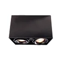 Ceiling luminaire MONA II, 50W, 2x GU10, 220-240V, IP20, black