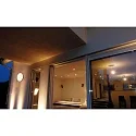 Deko-Light Outdoor LED sensor luminaire MENSAE LED wall / Ceiling luminaire, round, 18W, 3000K, 110°, IP54, dark grey