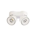 LED ceiling luminaire UNI II DOUBLE, 18W 3000K 1350lm 35°, dimmable, white