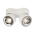 LED ceiling luminaire UNI II DOUBLE, 18W 3000K 1350lm 35°, dimmable, white