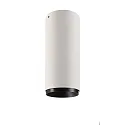 downlight LUCEA 10 rigid, surface-mounted version, CCT Switch IP20, transparent, traffic white dimmable