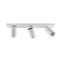 ceiling luminaire CAN TILT SQUARE 48CM 3 flames, square, cardanic swivelling GU10 IP20, white