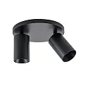 Deko-Light ceiling luminaire CAN TILT ROUND Ø 20CM 2 flames, round, cardanic swivelling GU10 IP20, black