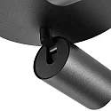 Deko-Light ceiling luminaire CAN TILT ROUND Ø 20CM 2 flames, round, cardanic swivelling GU10 IP20, black