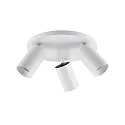 Deko-Light ceiling luminaire CAN TILT ROUND Ø 25CM 3 flames, round, cardanic swivelling GU10 IP20, white