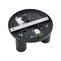 Deko-Light ceiling luminaire CAN TILT ROUND Ø 25CM 3 flames, round, cardanic swivelling GU10 IP20, black