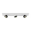 ceiling luminaire CAN TILT SQUARE BASE 48CM MIX'N MATCH 1/3 3 flames, square, without shade, cardanic swivelling GU10 IP20