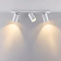 ceiling luminaire CAN TILT SQUARE BASE 48CM MIX'N MATCH 1/3 3 flames, square, without shade, cardanic swivelling GU10 IP20