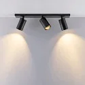 Deko-Light ceiling luminaire CAN TILT SQUARE BASE 48CM MIX'N MATCH 1/3 3 flames, square, without shade, cardanic swivelling GU10 IP20