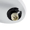 ceiling luminaire CAN TILT ROUND BASE Ø 25CM MIX‘N MATCH 3 flames, round, without shade, cardanic swivelling GU10 IP20, white