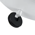 ceiling luminaire CAN TILT ROUND BASE Ø 25CM MIX‘N MATCH 3 flames, round, without shade, cardanic swivelling GU10 IP20, white