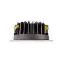  Recessed LED ceiling luminaire COB 170 rund, 25W, current constant, 35V DC, 700mA, 4000K, white