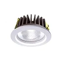 Recessed LED ceiling luminaire COB 210 rund, 37W, current constant, 35V DC, 1050mA, 4000K, white