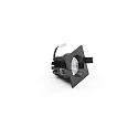  KapegoLED recessed ceiling ring Orionis, square, current constant, 17-19V DC, 350mA, 6.5W, warm white, matt black