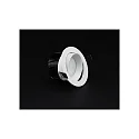  KapegoLED recessed ceiling luminaire COB 94 RGBW, RGB + warm white, voltage constant, 24V DC, 16W, matt white