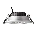 Deko-Light recessed spotlight DIONE IP44 DIM 827 swivelling, wired through IP44, silver dimmable