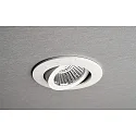 recessed spotlight DIONE IP44 DIM 830 swivelling, wired through IP44, white dimmable