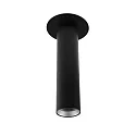 Deko-Light ceiling recessed luminaire SLIM cylindrical, adjustable, UGR < 19 IP20, deep black dimmable