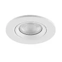 Deko-Light recessed spotlight SURTUR TILT 68 CCT swivelling, CCT Switch IP20/IP44, white dimmable