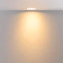 Deko-Light recessed spotlight SURTUR TILT 68 CCT swivelling, CCT Switch IP20/IP44, white dimmable