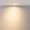 Deko-Light recessed spotlight SURTUR TILT 68 CCT swivelling, CCT Switch IP20/IP44, white dimmable