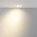 Deko-Light recessed spotlight SURTUR TILT 83 CCT swivelling, CCT Switch IP20/IP44, white dimmable