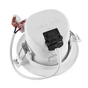 recessed spotlight SURTUR TILT 83 DTW swivelling, Dim-To-Warm IP20/IP44, white dimmable