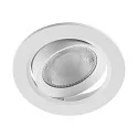 recessed spotlight SURTUR TILT 83 DTW swivelling, Dim-To-Warm IP20/IP44, white dimmable