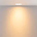 recessed spotlight SURTUR TILT 83 DTW swivelling, Dim-To-Warm IP20/IP44, white dimmable
