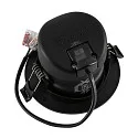 Deko-Light recessed spotlight SURTUR TILT 83 DTW swivelling, Dim-To-Warm IP20/IP44, black dimmable
