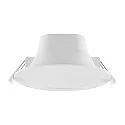 downlight ACRUX PRO 120 rigid, CCT Switch, UGR < 19, multipower IP20/ IP54, glossy, white dimmable