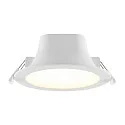 downlight ACRUX PRO 120 rigid, CCT Switch, UGR < 19, multipower IP20/ IP54, glossy, white dimmable