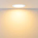 downlight ACRUX PRO 145 rigid, CCT Switch, UGR < 19, multipower IP20/ IP54, glossy, white dimmable