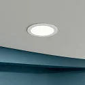 downlight ACRUX PRO 145 rigid, CCT Switch, UGR < 19, multipower IP20/ IP54, glossy, white dimmable