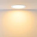 downlight ACRUX PRO 190 rigid, CCT Switch, UGR < 19, multipower IP20/ IP54, glossy, white dimmable