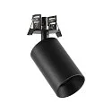 recessed spotlight CAN TILT ROUND SINGLE 1 flame, round, cardanic swivelling GU10 IP20, black