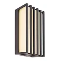 outdoor wall luminaire GRUMIUM SQUARE CCT IV square, CCT Switch, switchable IP54, dark grey 