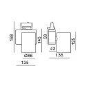 Deko-Light LED 3-phase spot NIHAL, 30W 3000K 2450lm 33°, dimmable, white