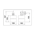 LED 3-phase spot UNI II, 16W 3000K 910lm 35°, dimmable, white