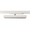 Deko-Light 3-phase spot ALNITAK rotatable, voltage constant, tiltable, with lens optics IP20, clear, transparent, white 