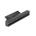 Deko-Light 3-phase spot ALNITAK rotatable, voltage constant, tiltable, with lens optics IP20, clear, black, transparent 