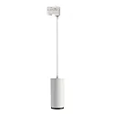 3-phase spot LUCEA 15 IP20, transparent, traffic white dimmable