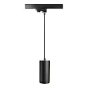 3-phase spot LUCEA 20 IP20, transparent, deep black dimmable