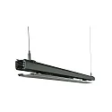 3-phase luminaire LINEAR PRO TILT IP20, traffic black 