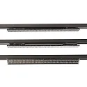 Deko-Light 3-phase luminaire LINEAR PRO TILT IP20, traffic black 