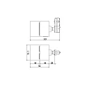 Deko-Light 1-phase spot UNI II MINI TILT incl. 1-phase adapter, incl. driver, cardanic swivelling IP20, deep black dimmable