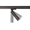 Deko-Light 3-phase spot SLIM cylindrical, adjustable, UGR < 19 IP20, deep black dimmable