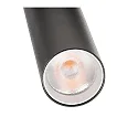 Deko-Light 3-phase spot SLIM cylindrical, adjustable, UGR < 19 IP20, deep black dimmable