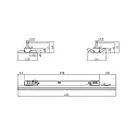 Deko-Light 3-phase luminaire LINEAR PRO FOLD rigid, switchable, multipower IP20, black 