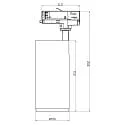 Deko-Light 3-phase spot LUCEA 30 CCT TILT DALI controllable IP20, white dimmable